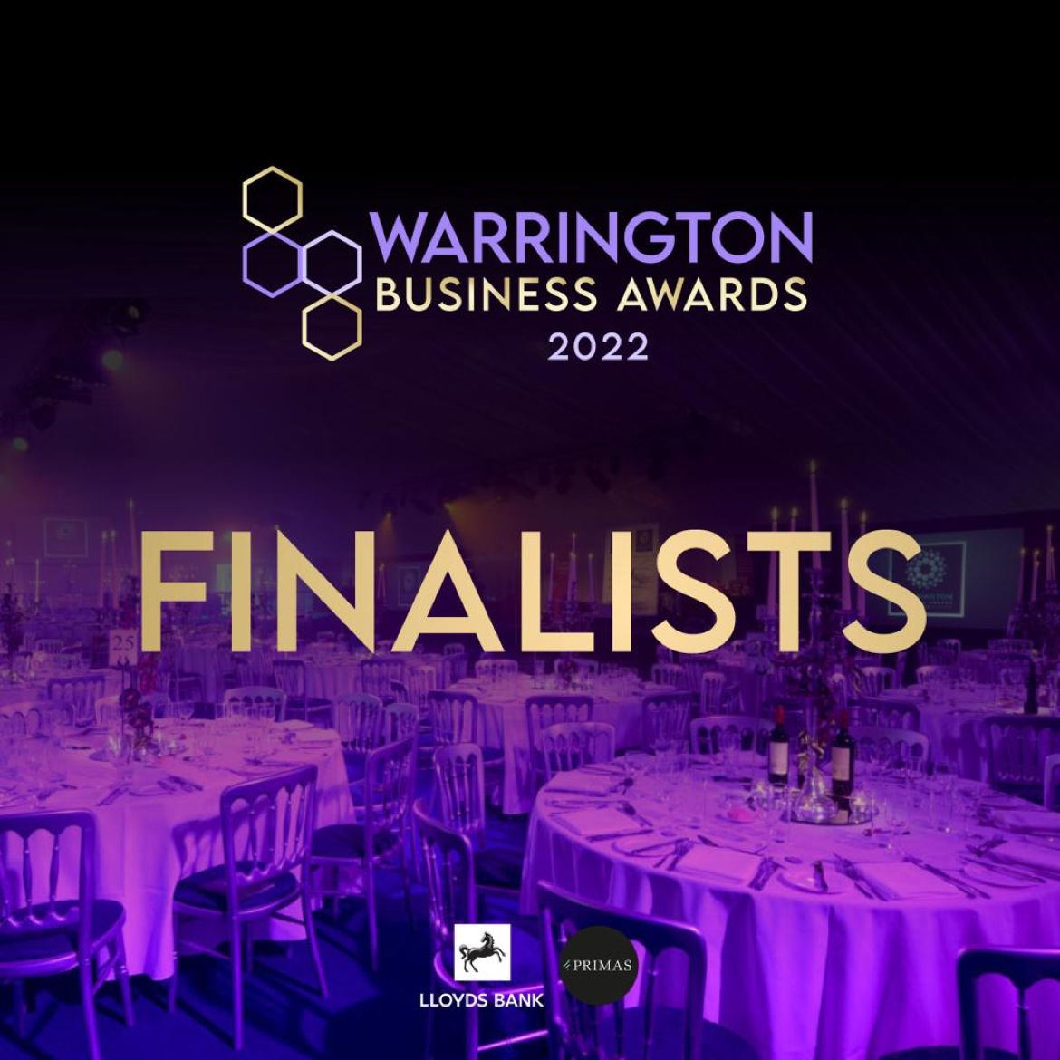 Finalists for Warrington Business Awards Warrington & Co Business