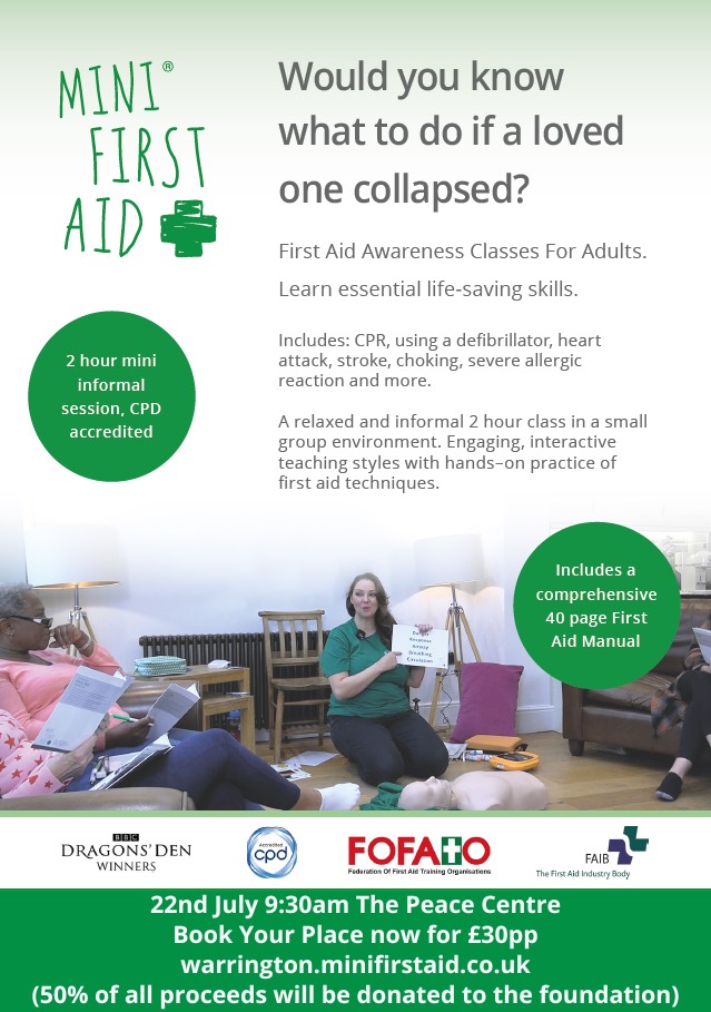 First Aid Awareness 22nd July 2024