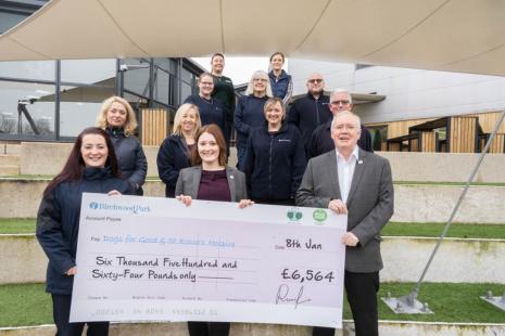 Warrington business park celebrates fundraising success