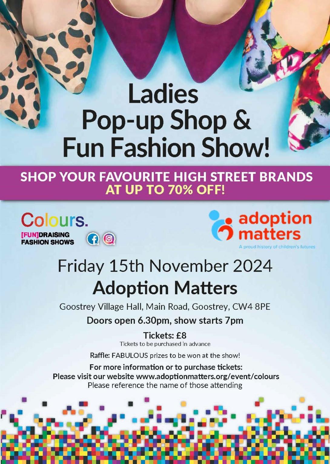 Adoption Matters Fashion Show Nov 2024